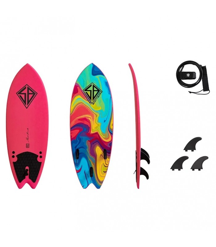 Surf Baja Fish 5'2 Scott Burke - Tabla Soft Surf