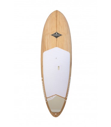 Phenix Natural - Tabla Stand Up Paddle Surf Redwoodpaddle madera natural paulownia calavera skull