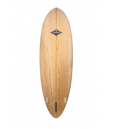 Phenix Natural - Tabla Stand Up Paddle Surf Redwoodpaddle madera natural paulownia calavera skull