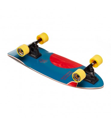 Hydroponic Surfskate Fish 28'' Lunar Navy / Red Surf Skate Pumptrack