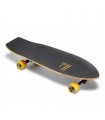 Hydroponic Surfskate Surfskate Square Lunar Black/Yellow Surf Skate Pumptrack Skate park