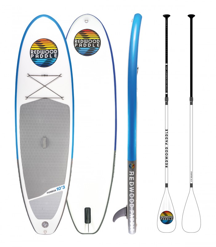 Pack Tabla Paddle Surf  Hinchable Funbox Starter 10'3 Redwoodpaddle con remo paddle surf