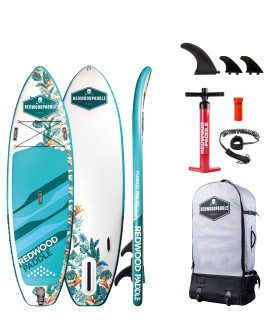 Tabla Paddle Surf  Hinchable Funbox Pro 9′2 Redwoodpaddle woven doble capa calavera skull