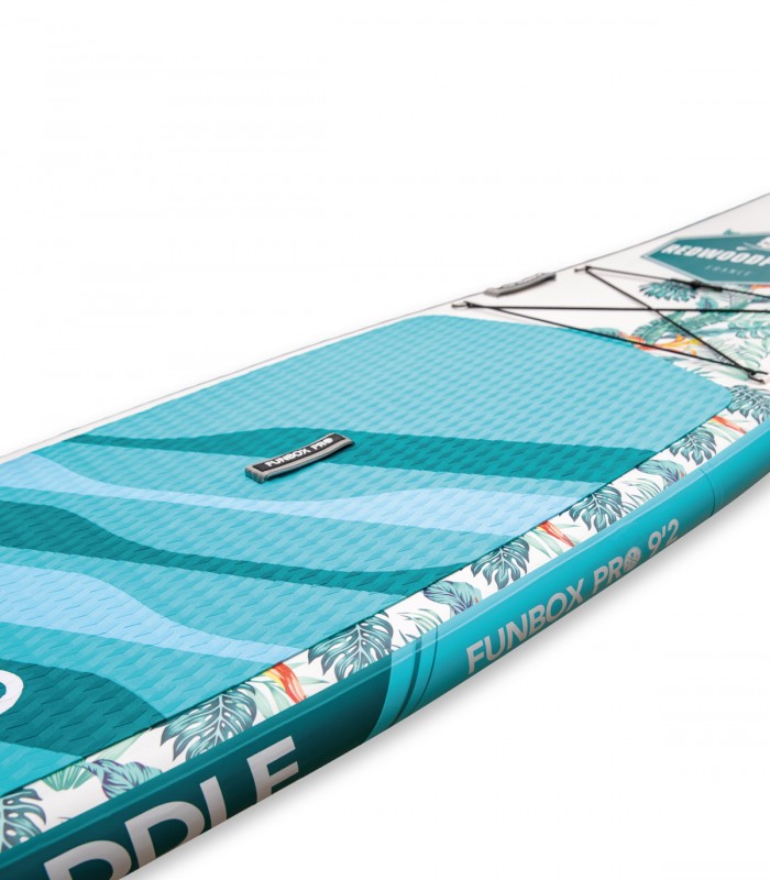 Tabla Paddle Surf  Hinchable Funbox Pro 9′2 Redwoodpaddle woven doble capa calavera skull