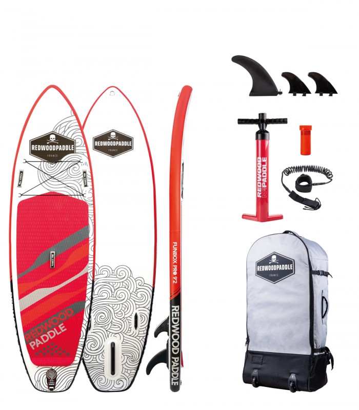 Tabla Paddle Surf  Hinchable Funbox Pro 9′2 Redwoodpaddle woven doble capa