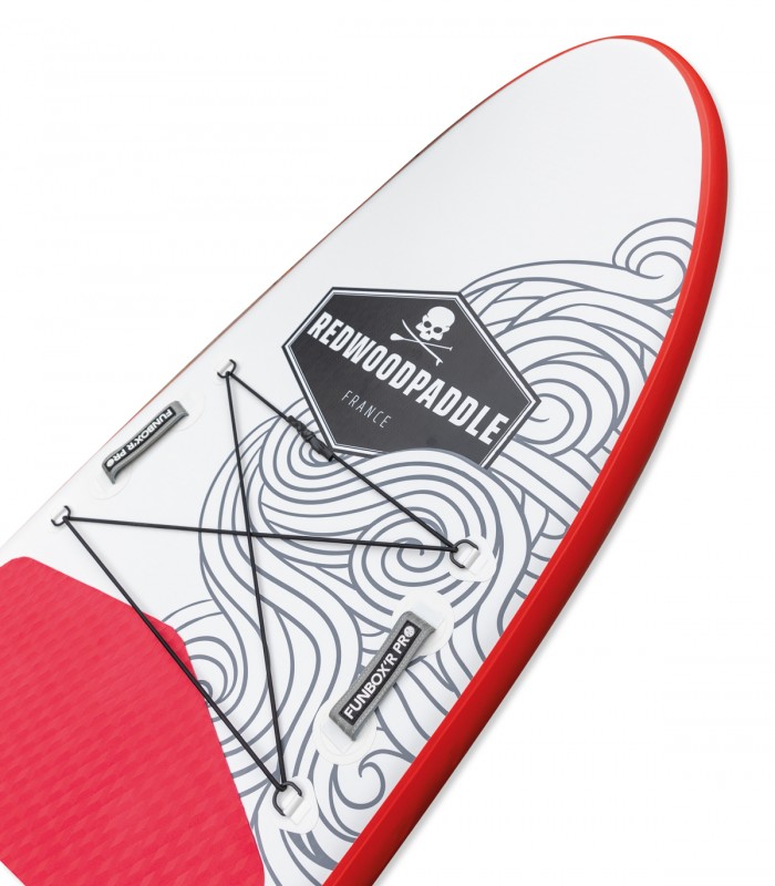 Tabla Stand Up Paddle Surf  Hinchable Funbox Pro 10' Redwoodpaddle woven doble capa calavera skull