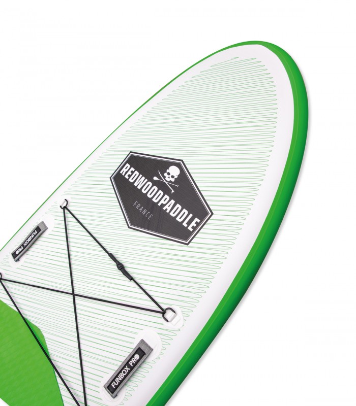 Tabla Stand Up Paddle Surf  Hinchable Funbox Pro 10' Redwoodpaddle woven doble capa calavera skull