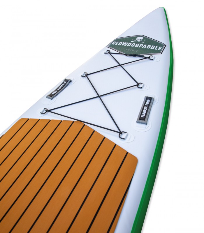 Tabla Stand Up Paddle Surf  Hinchable Funbox Pro Explorer 12′6 x 31''1/2 Redwoodpaddle woven doble capa