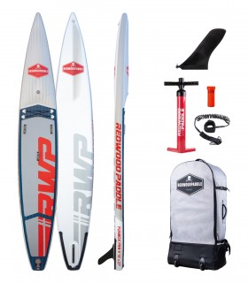 Tabla Stand Up Paddle Surf  Hinchable Funbox Pro V Race 14′ x 27'' Redwoodpaddle woven doble capa