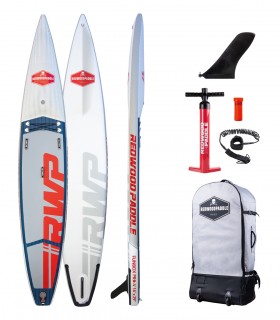 Tabla Stand Up Paddle Surf  Hinchable Funbox Pro V Race 14′ x 29'' Redwoodpaddle woven doble capa