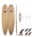 Spoon Natural Wood 9'2 - Tabla Stand Up Paddle Surf Redwoodpaddle madera natural calavera skull