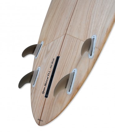 Spoon Natural Wood 9'2 - Tabla Stand Up Paddle Surf Redwoodpaddle madera natural calavera skull