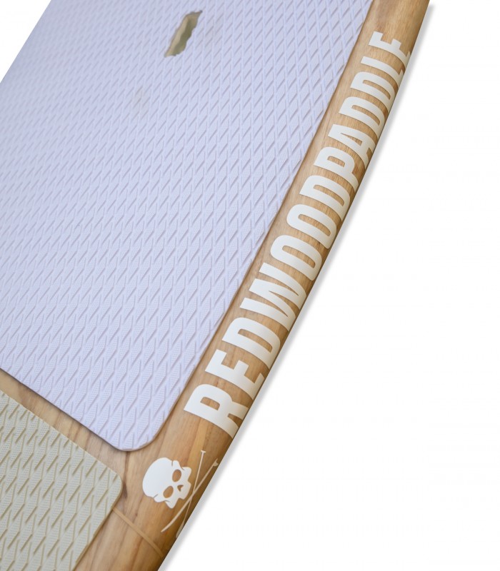 Source Natural Wood Limited Edition - Tabla Stand Up Paddle Surf Redwoodpaddle madera natural paulownia calavera skull