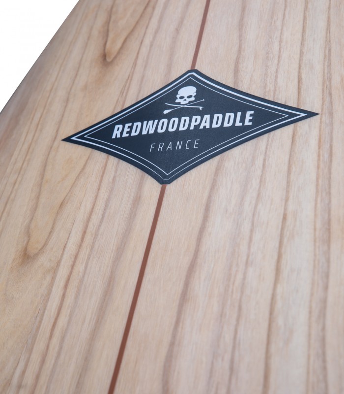 Source Natural Wood Limited Edition - Tabla Stand Up Paddle Surf Redwoodpaddle madera natural paulownia calavera skull