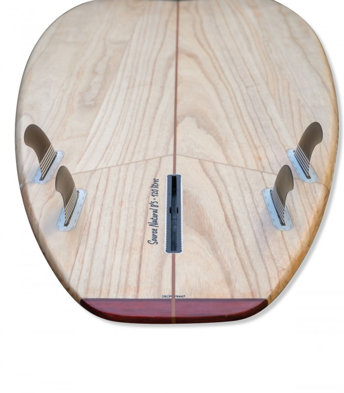 Source Natural Wood Limited Edition - Tabla Stand Up Paddle Surf Redwoodpaddle madera natural paulownia calavera skull