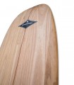 Minimal Natural Wood - Tabla Stand Up Paddle Surf Redwoodpaddle madera natural paulownia calavera skull