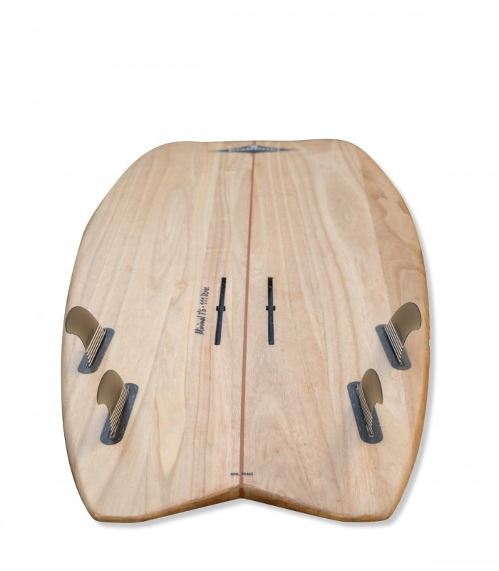 Minimal Natural Wood - Tabla Stand Up Paddle Surf Redwoodpaddle madera natural paulownia calavera skull