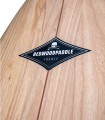 Minimal Natural Wood - Tabla Stand Up Paddle Surf Redwoodpaddle madera natural paulownia calavera skull