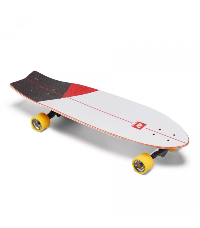 Hydroponic Surfskate Fish 31,5'' Vortex Black Red Surf Skate Pumptrack Skate park