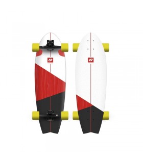 Hydroponic Surfskate Fish 31,5'' Vortex Black Red Surf Skate Pumptrack Skate park