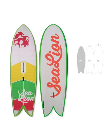 La Sealion Wings es una tabla multiusos para windsurf, wing foil, surf foil, paddle surf, kite foil.