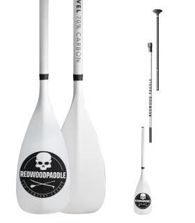 Travel Ajustable 3 Partes White - Remo Paddle Surf Carbono