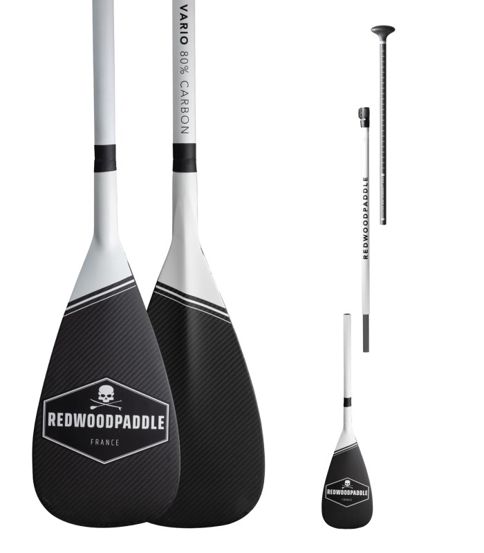 Player Ajustable Black 3 Partes - Remo Paddle Carbono