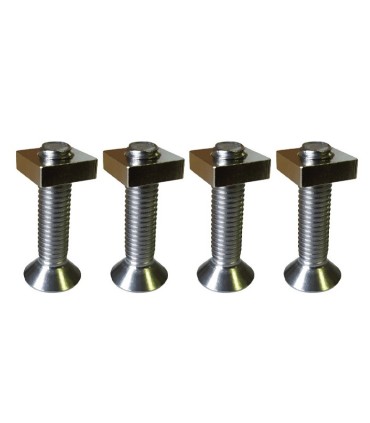 Tornillo con corredera - Inox A4 - Para tablas de Wing foil, surf foil AFS o de otras marcas con cajetines US Box