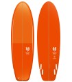 Tabla de surf en resina tintatda Peppermint Surfboards Mini Muffin 6'2 Papaya