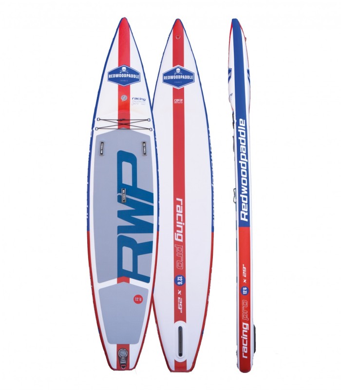 Tabla Stand Up Paddle Surf  Hinchable Funbox Pro Race Azul 12′6 x 29″ Redwoodpaddle woven doble capa calavera skull