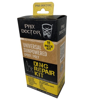 Phix Doctor Epoxy Polyester 4 oz 10 piezas - Kit Reparación tabla SUP & Surf