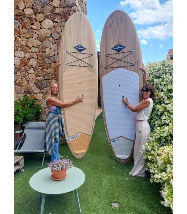 Phenix Natural - Tabla Stand Up Paddle Surf Redwoodpaddle madera natural paulownia calavera skull