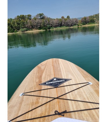Phenix Natural - Tabla Stand Up Paddle Surf Redwoodpaddle madera natural paulownia calavera skull