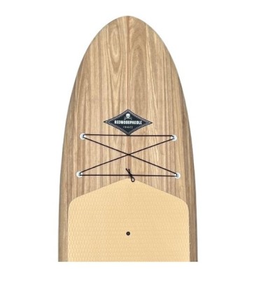 Phenix Natural - Tabla Stand Up Paddle Surf Redwoodpaddle madera natural paulownia calavera skull