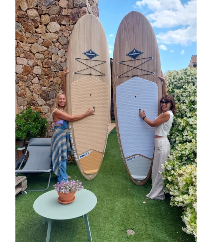 Phenix natural tabla rigida con red elastica en la punta redwoodpaddle