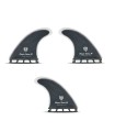 Quilla Surf - Thruster Set Black Pepper M 4.72''