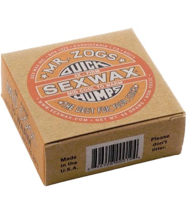 Sex Wax Mr Zogs Orange - 18º hasta 26º - Tabla Surf