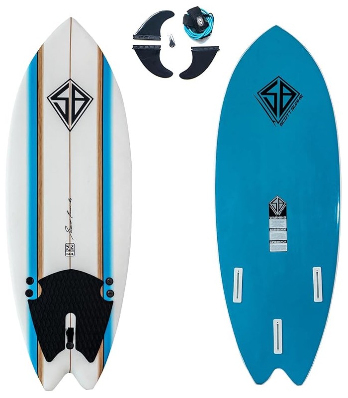 Surf Baja Fish 5'2'' Scott Burke - Tabla Soft Surf