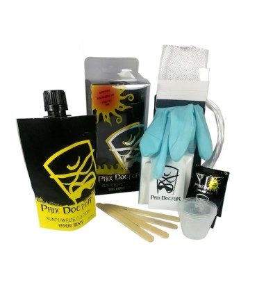Phix Doctor Epoxy Polyester 4 oz 11 piezas - Kit Reparación tabla SUP & Surf