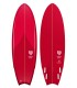 Tabla de surf en resina tintatda Peppermint Surfboards Half Moon 5'11 Raspberry