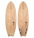 Tabla de surf en madera naturalPeppermint Surfboards Half Moon 5'11 timber