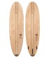 Tabla de surf en madera natural Peppermint Surfboards Munchy 6'8 Timber