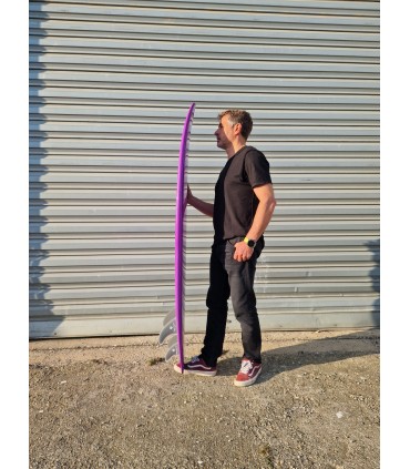 Peppermint Diamond Fish 5'8 Blueberry - Surf Resina Tintada