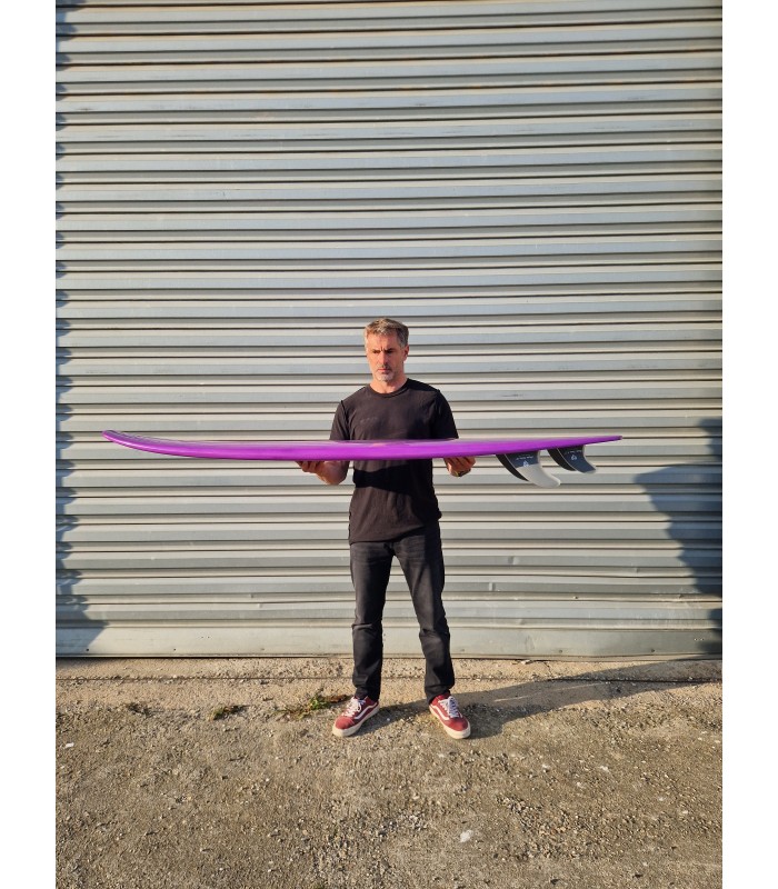 Peppermint Diamond Fish 5'8 Blueberry - Surf Resina Tintada