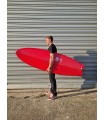 Tabla de surf en resina tintatda Peppermint Surfboards Half Moon 5'11 Raspberry