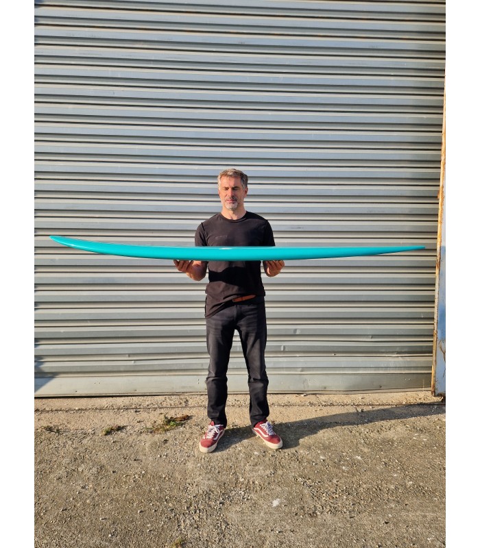 Tabla de surf en resina tintatda Peppermint Surfboards Classic Fish 6'6" Mint