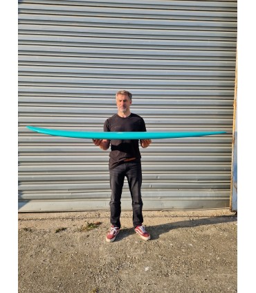 Tabla de surf en resina tintatda Peppermint Surfboards Classic Fish 6'6" Mint