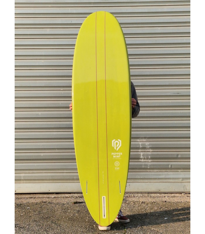 Tabla de surf en resina tintatda Peppermint Surfboards Munchy 6'8 kiwi