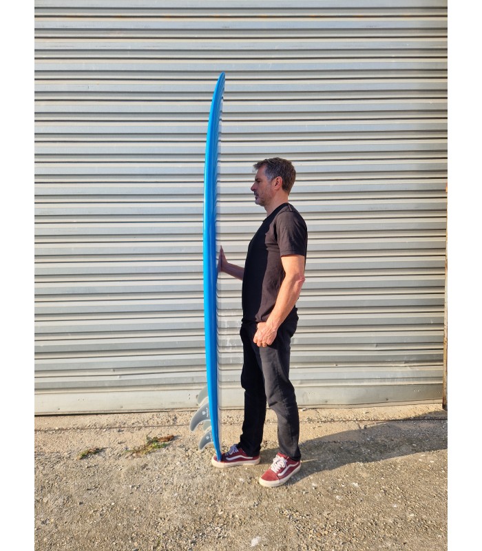 Tabla de surf en resina tintatda Peppermint Surfboards Peppermint Easy Short 7'0" Curaçao