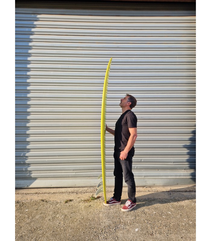 Tabla de surf en resina tintatda Peppermint Surfboards Peppermint Mid Length 7'6" Lime